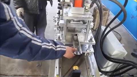 Roller shutter guide rail making machine - The United States