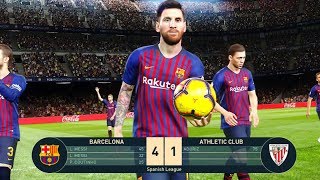 This video is the gameplay of barcelona vs athletic bilbao 29
september 2018 please like and subscribe