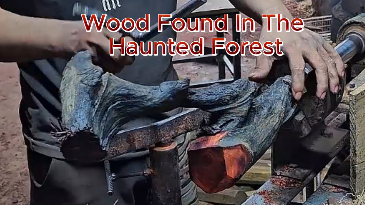 Turning the Unexpected Wood Found in a Haunted Forest 