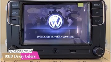 Rcd330 PLus 187b Desay latest update 0318 Firmware with color menu