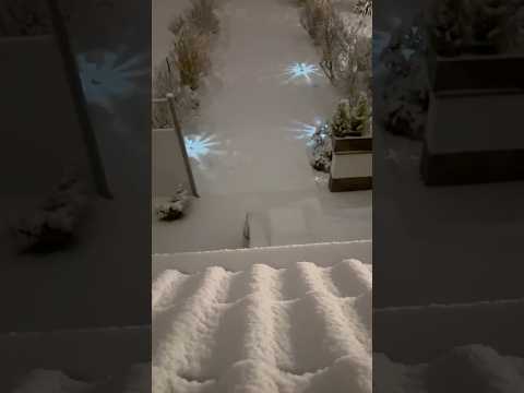 Красивый зимний вечер