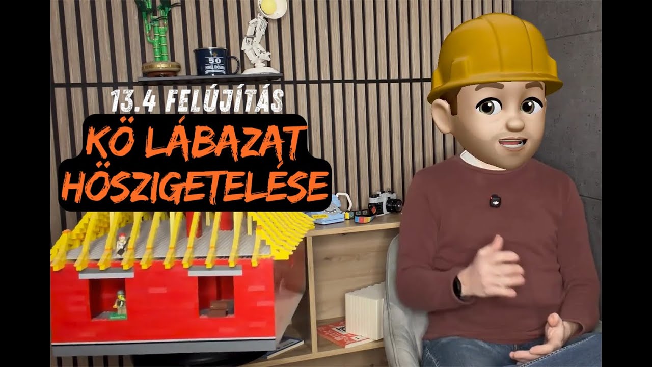 13.4 FELÚJÍTÁS: Kő lábazat hőszigetelése