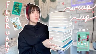 february reading wrap up + mini romance rant 💔😬