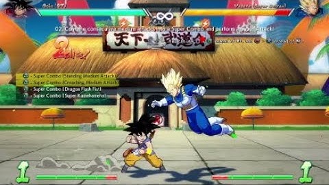 Dragonball FighterZ - GT Goku Combo Challenges