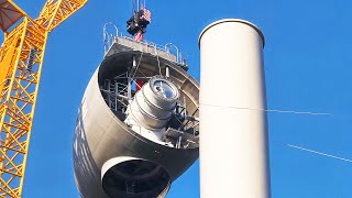 Giant Wind Turbines Are Made and Installed by Professionals