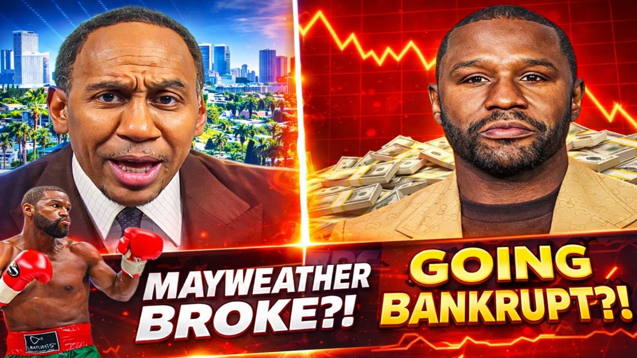Stephen A. Smith EXPOSES Floyd Mayweather Jr. Going BROKE After Signing 3 Fights 😳💰
