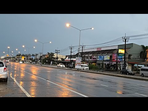 Live :Raining day|  Bangnieng Khao Lak Thailand