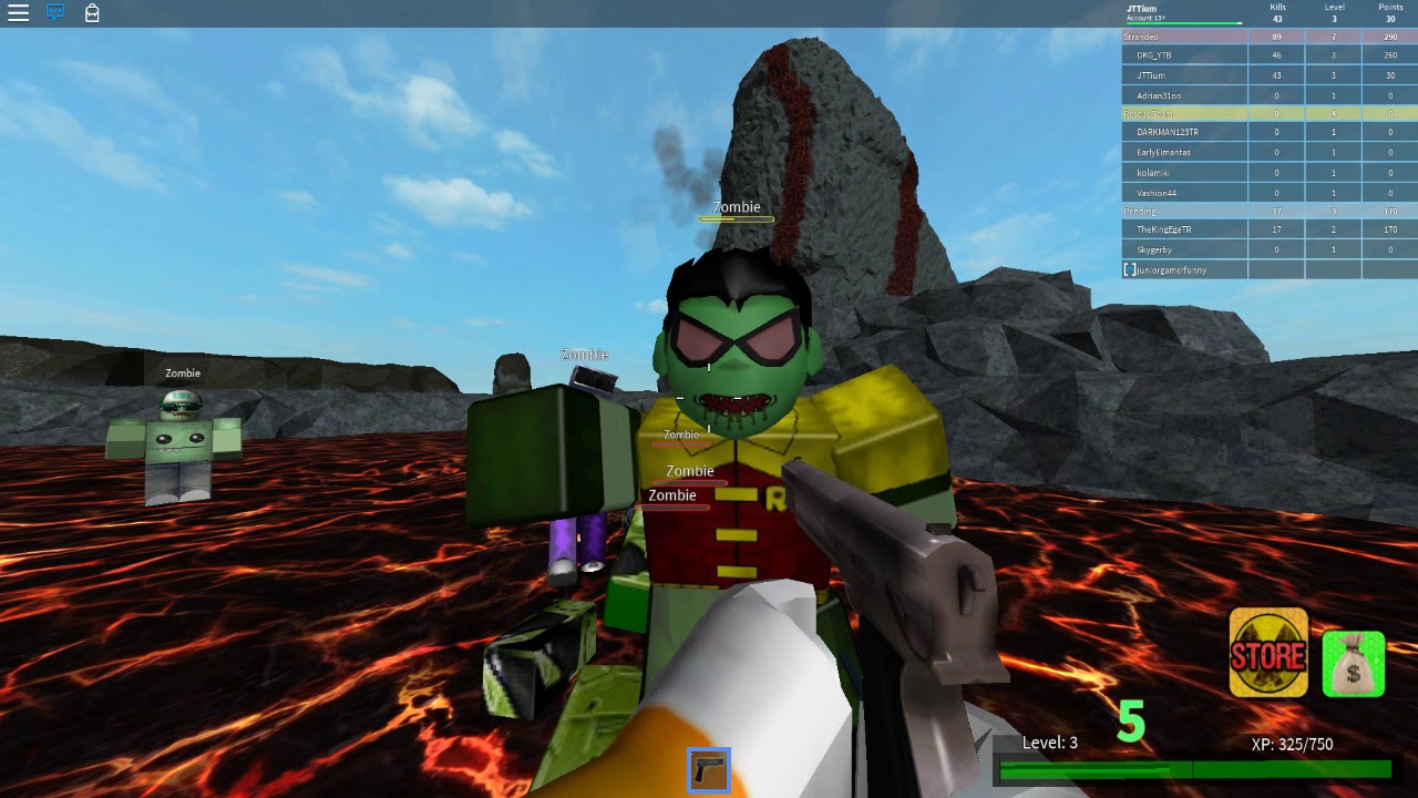 Roblox Gameplay Zombie Ocean Rescue Mission Warning Lags Youtube