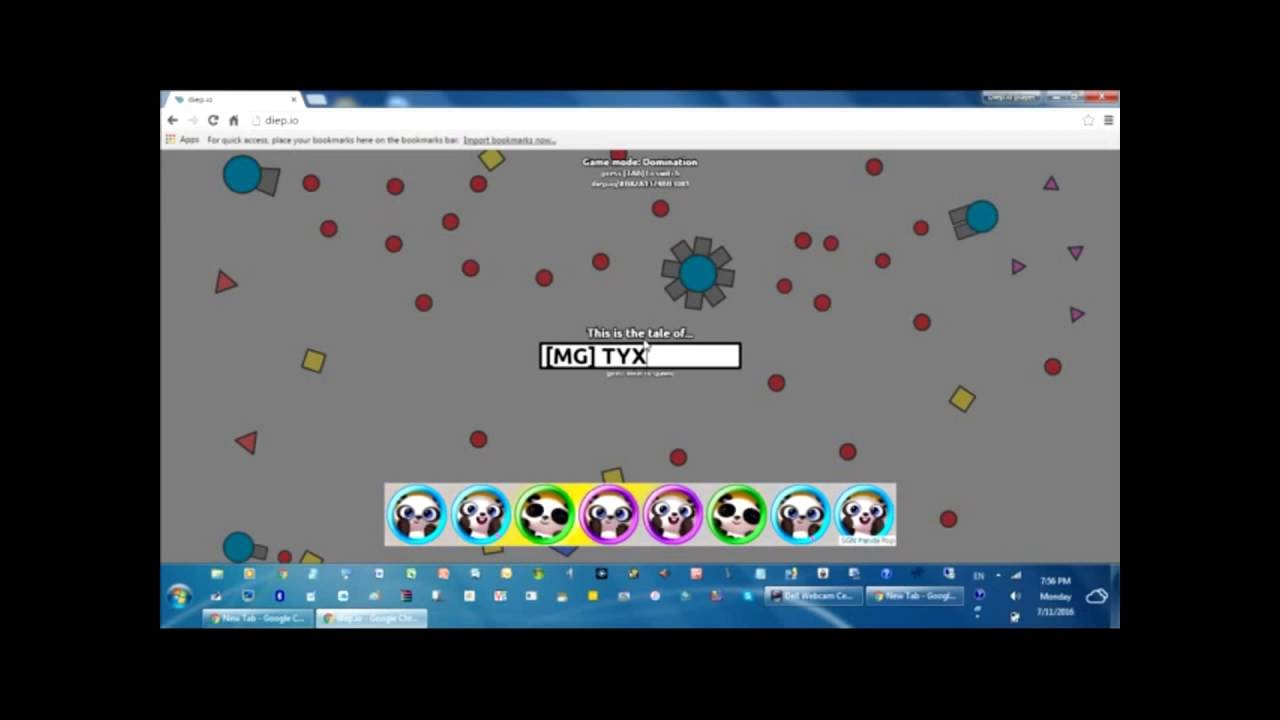 Diep.io all video (Domination, 2 Teams, Mothership, Tag Mode)