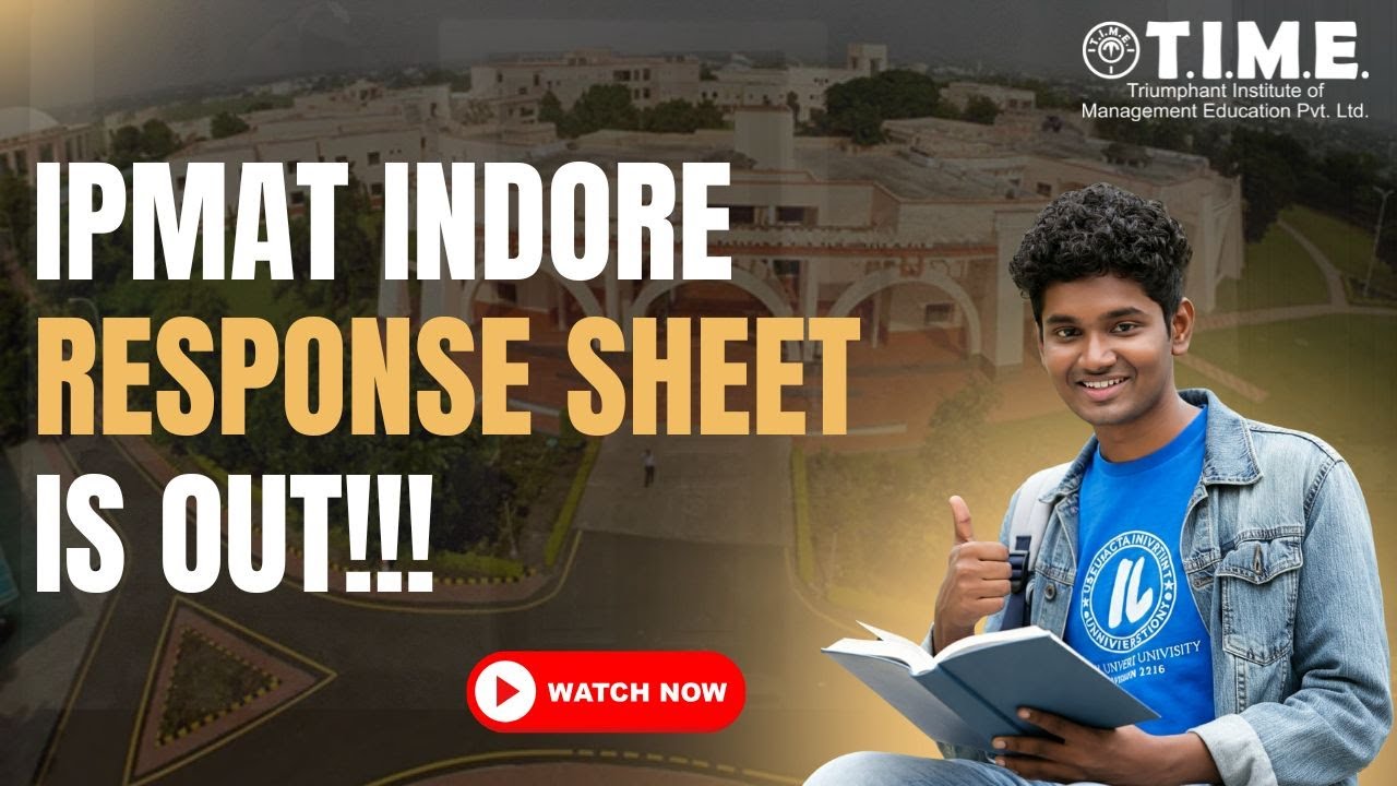 IPMAT Indore 2025 Response Sheet Released | What To Do Next? - YouTube