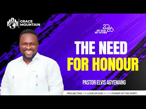 Pastor Elvis || The Need For Honour || #alphahour
