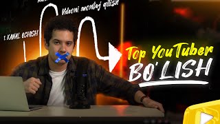 🔥YouTubeda KANAL ochish va Top YOUTUBER bo'lish - YouTube to'liq video darslik