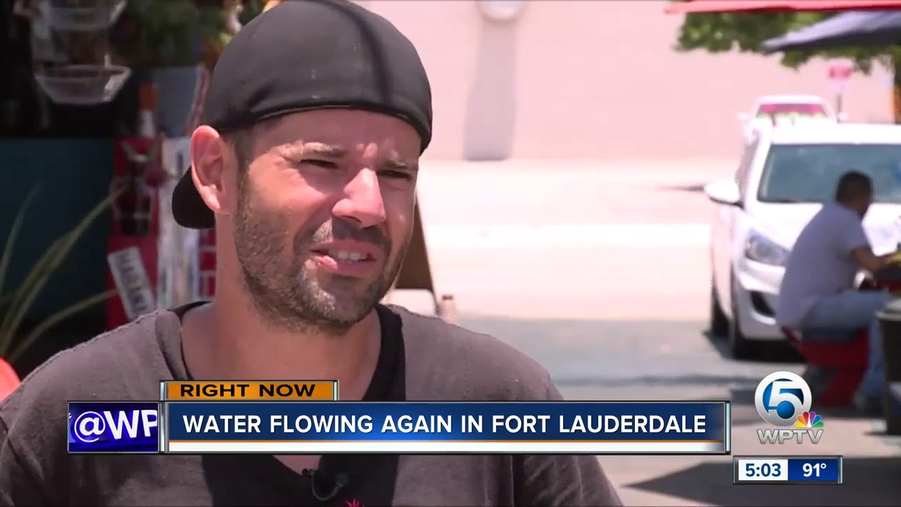 vero beach weather Water service restored to all customers in Fort Lauderdale following widespread outage