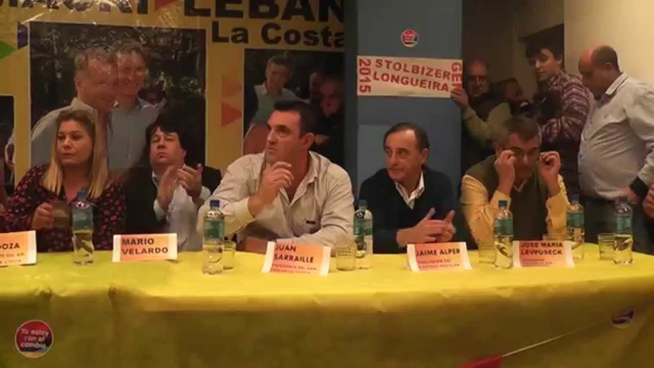 Conferencia de Prensa Pro Partido de la Costa (Unidad de partidos)