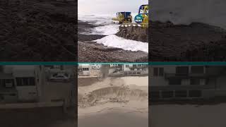 Sand bars built as California braces for more extreme waves  #itvnews #california #ventura #weather