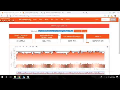Cara Mining Ethereum (Eth) Di Nanopool Windows 10 #Miningrig #miningpool #Eps 3