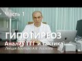 Гипотиреоз Анализ ТТГ Тактика лечения Доктор Ушаков
