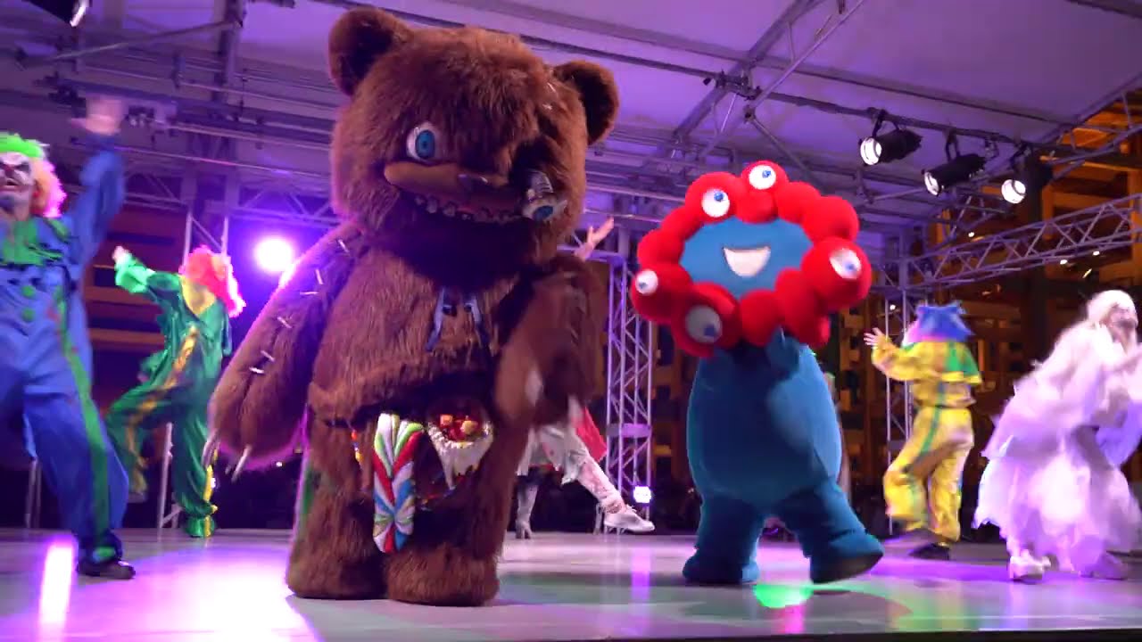 ミャクミャク×ハミクマ！「ハロウィーン・ホラー・ナイト」万博出張イベント