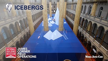 National Building Museum: ICEBERGS Time-Lapse