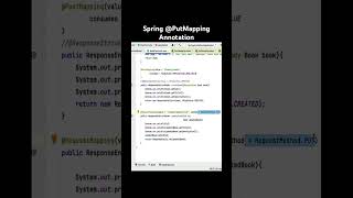 Spring @PutMapping Annotation #springboot