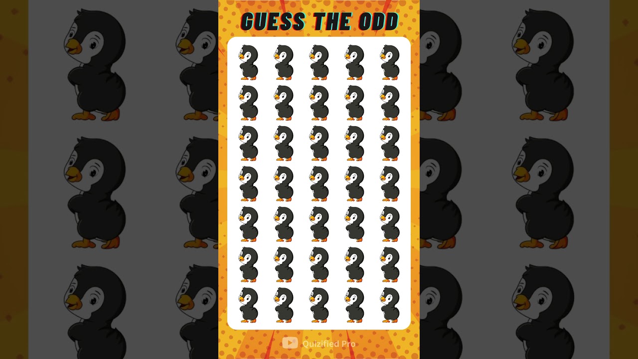 Odd One Out - Visual Perception Game! 🔍 