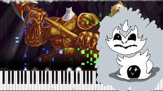 Undertale // Stronger Monsters | LyricWulf Piano Tutorial on Synthesia // OST 53