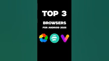 🚀 Top 3 Browsers For Android 2025📱#shorts
