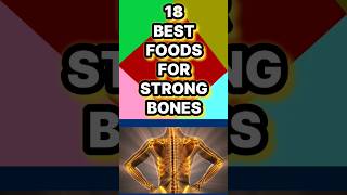 18 BEST FOODS FOR STRONG BONES | drssabat trending viral strongbones strongbonefoods