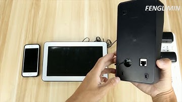 1080P WIFI Video Intercom System with 10inch Touch Monitor for Villa and 999 Apartments