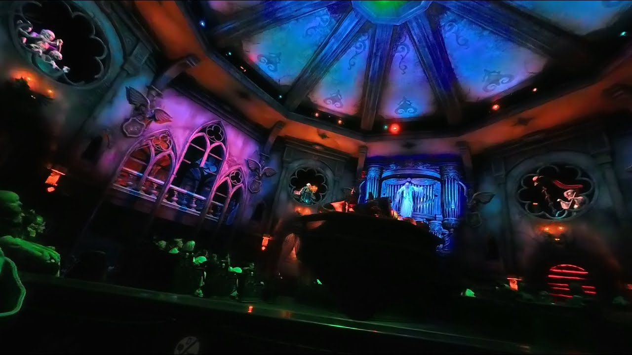 4K Efteling  Danse macabre 2.0 bank 1 rij 1 ONRIDE 24-6-2025