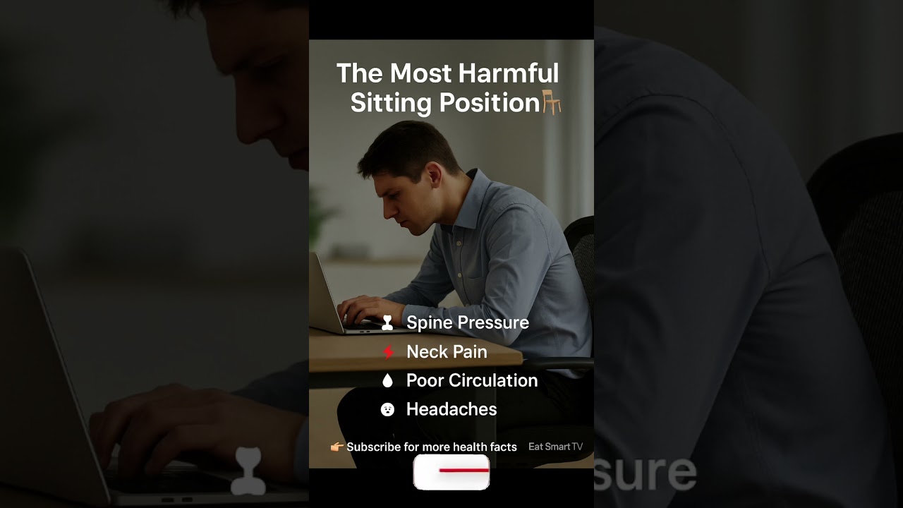 “ The Most Harmful Sitting Position You Should Avoid 🪑”