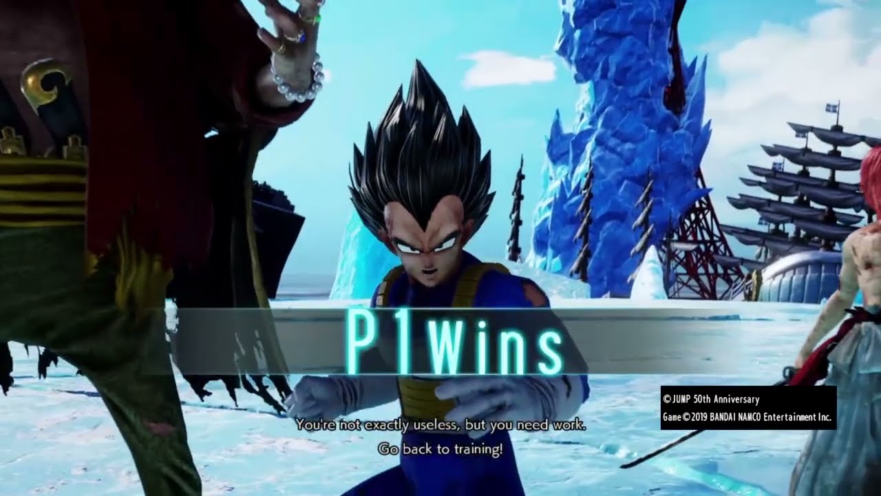 vid 19 | VEGETA DBZ | BLACKBEARD | KENSHIN | MARINEFORD | SASUKE |JUMP FORCE DLC PACK/PASS 2 |ONLINE