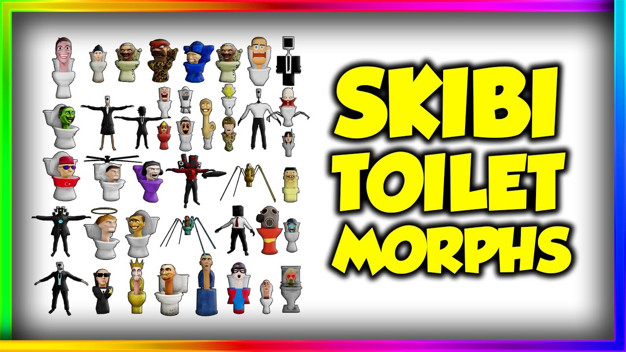 LOKIS NA TRANSFORMAÇÃO ENGRAÇADA  Roblox - Skibi Toilets Morphs 