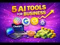 5 AI Tools to Start an Online Business (2026)