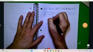 Math 1325 First Derivative Test Examples from Midterm Review Problems 20, 21, 22