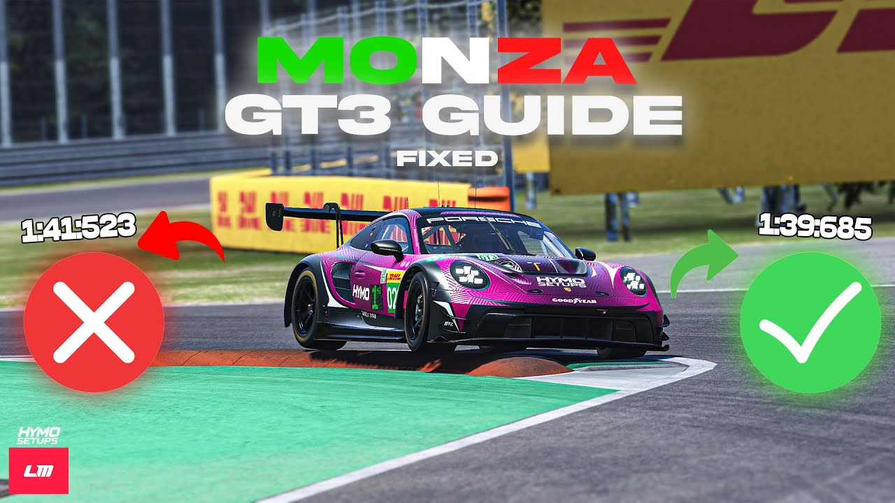 HOW TO DO MONZA CURVA GRANDE IN LE MANS ULTIMATE | GT3 Track Guide & Tips