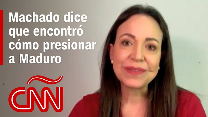 Entrevista | El pedido de María Corina Machado a EE.UU.: "Maduro debe recibir un mensaje inequívoco"
