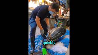 We learn how the experts cut down a giant bluefin tuna 🐟🔪🤯 What’s your favourite cut? 🤷🏽♂️