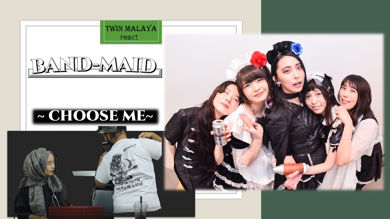 BANDMAID Choose ME (OLV) [TWIN MALAYA React *with subtitle*] YouTube