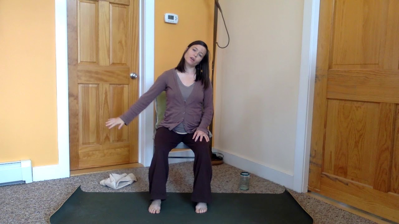 Gentle chair yoga class - YouTube