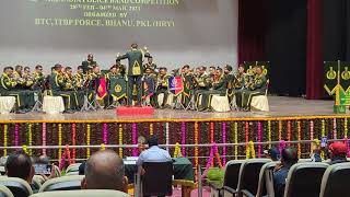 Team ITBP at Brass Band Orchestra Overture Competition at Indradhanush Sabhagar, Panchkula