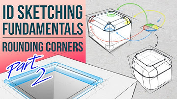 Industrial Design Sketching Fundamentals - How to round corners Part 2