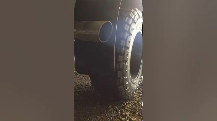 1997 OBS F250 Powerstroke Cold Start [3" downpipe to 4" straight pipe]