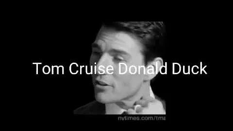 Tom Cruise and Cheryl Bullock Donald Duck