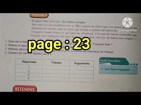 tronc commun جدع مشترك les liens logiques page 23 شرح مبسط جدا للدرس تمارين مع التصحيح