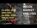 23 April 2026 Market Analysis & 24 April Trading Setup | Quant Zen With Surbhi