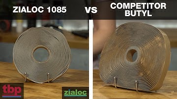TBP Converting | Zialoc 1085 Butyl Mastic Tape vs Competitor Butyl