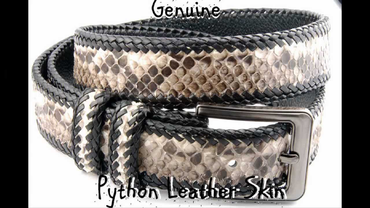 Handmade Crocodile,Ostridge,Python Snake,Stingray Exotic Leather Skin Belts
