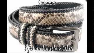 Handmade Crocodile,Ostridge,Python Snake,Stingray Exotic Leather Skin Belts Net Worth