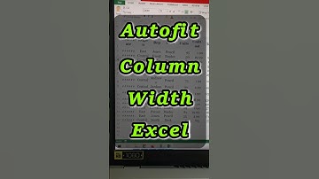 Excel Tips 💻 Shortcut to AutoFit Column Width Instantly! #techshorts #excel #computer